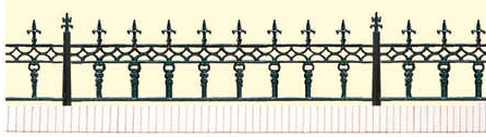 FGJ-MN879款式 鐵藝圍欄效果圖